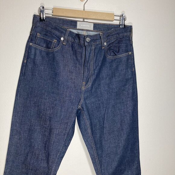 Everlane High Rise Dark Blue Jeans - Picture 4 of 12